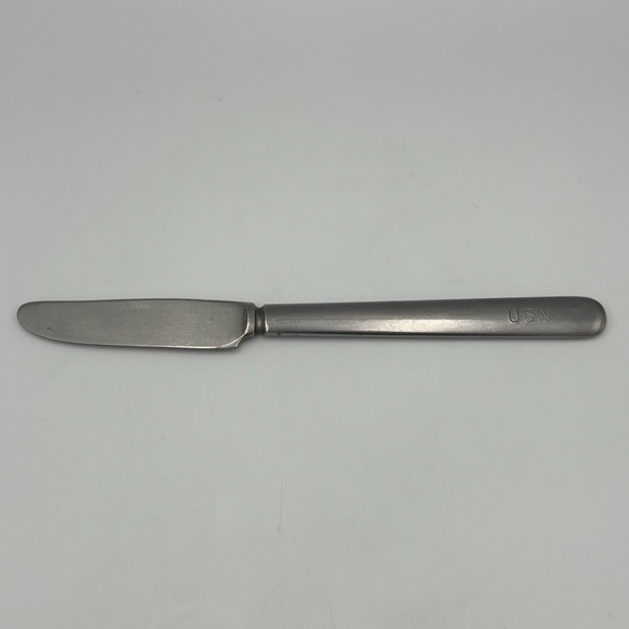 WWII US Navy Mess Hall‎ Knife Marked USN W Stainless Steel - Picture 1 of 7